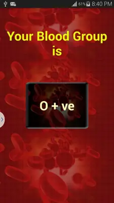 Blood Group Detector android App screenshot 0